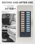 OSKIE Professional Wall-Mount Job Ticket Rack, Document Organizer 11 or 22 - Image 5