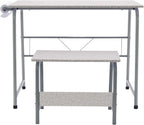 SD Studio Designs Project Center, 55128 Craft Table Play Desk with Bench, Grey, 37.75"W x 21.75"D x 28"H,Grey