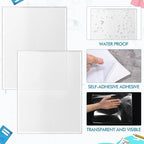 Outus Self Adhesive Shop Ticket Holders Clear Plastic Sleeves Adhesive Pockets - Image 4