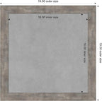 Amanti Art Silver Framed Magnetic Board 19x19 Small Vision Board - Image 3