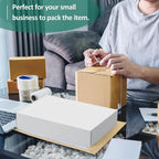 Eupako 11x8x2" White Shipping Boxes Corrugated Box Mailers 20 Pack Cardboard - Image 5