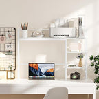 Snughome Desk Shelf, 38.6" Desktop Organizer Shelf, Desk Hutch - Image 4