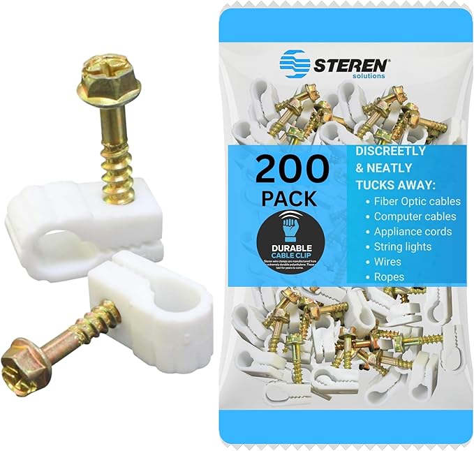 STEREN Coaxial Cable Clips by STEREN