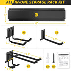 uup 48" garage tool organizer wall mount, 440lbs showing dimensions