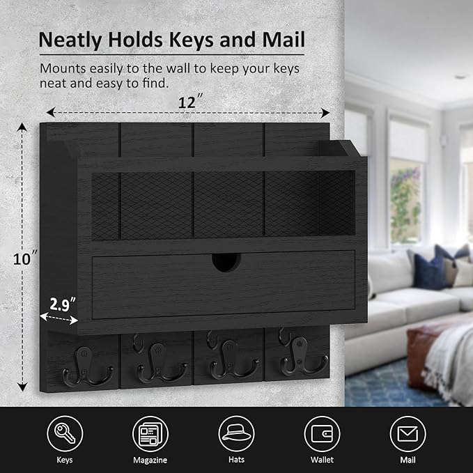 Nekon Mail Organizer with Drawer - Image 5
