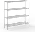 Regal Altair 18" Deep x 60" Wide x 64" Height Wire Shelving Kit | 4-Tier | NSF