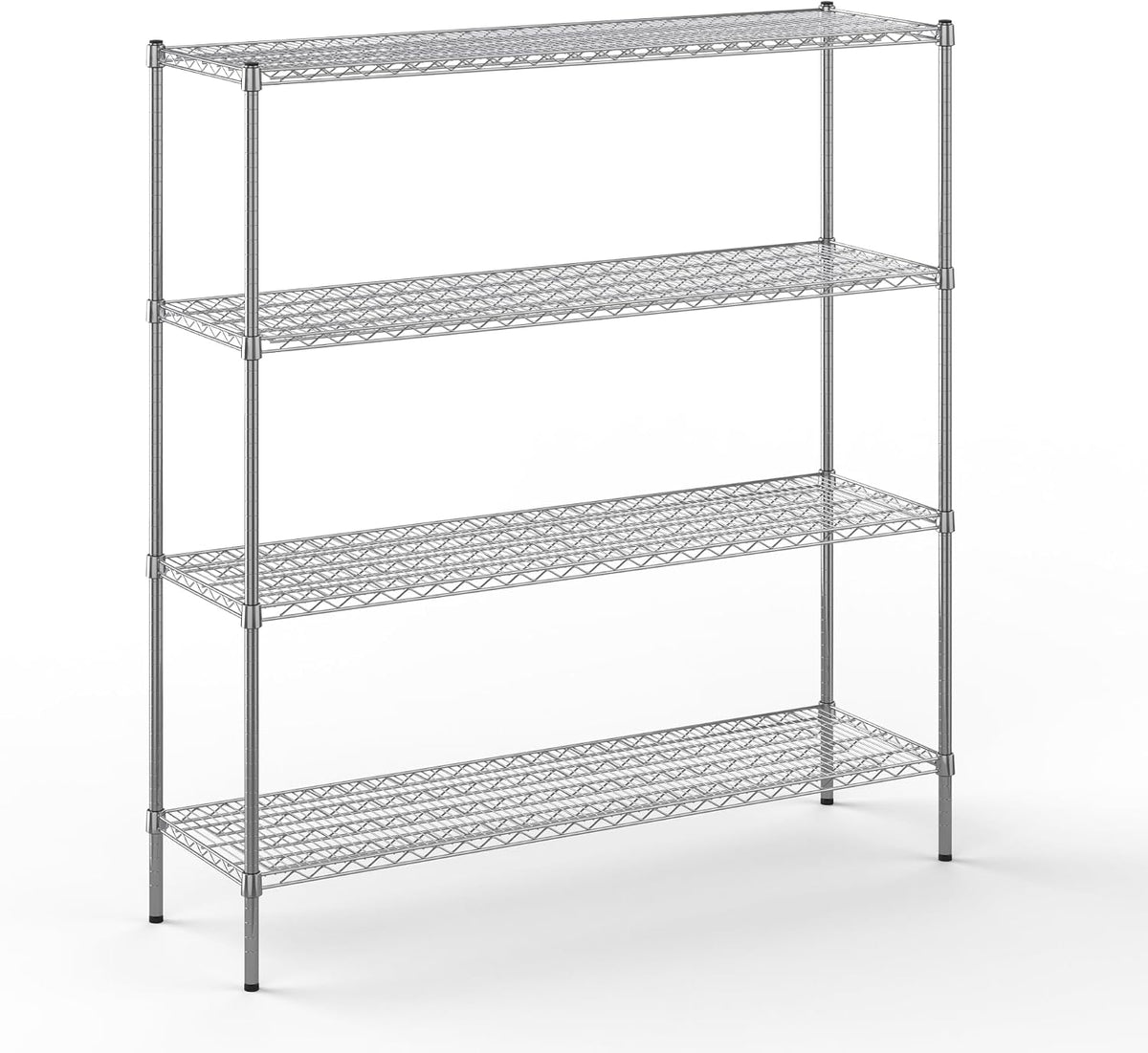Regal Altair 18" Deep x 60" Wide x 64" Height Wire Shelving Kit | 4-Tier | NSF