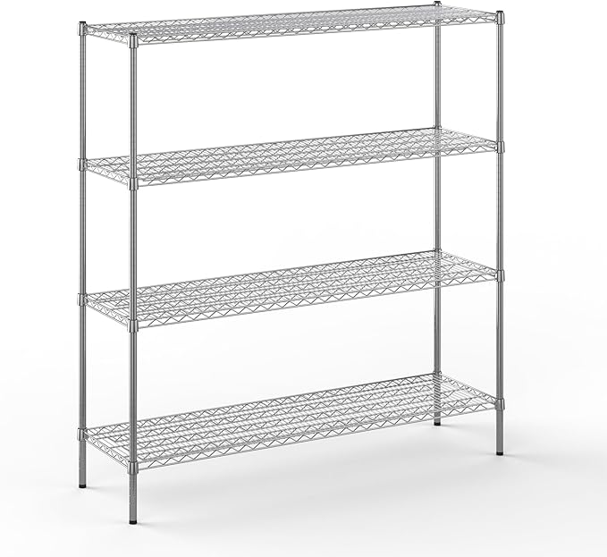 Regal Altair 18" Deep x 60" Wide x 64" Height Wire Shelving Kit | 4-Tier | NSF by Regal+Altair