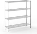 Regal Altair 18" Deep x 60" Wide x 64" Height Wire Shelving Kit | 4-Tier | NSF by Regal+Altair