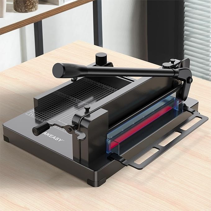 Paper Cutter 12 Inch, Heavy Duty Paper Cutter by MAKEASY