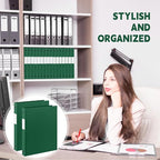 Henoyso 16 Pcs 3 Ring Binder 0.5 Inch Round Fits Letter Size 8.5'' x 11'' Paper - Image 4