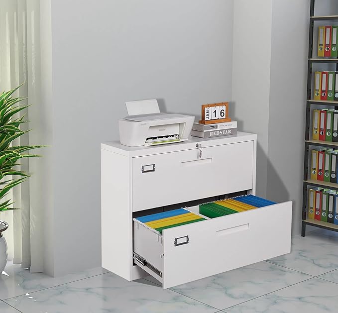 MIIIKO 2 Drawer Lateral File Cabinet - Image 2