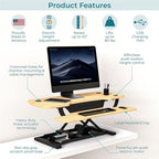 VRSADESK PowerPro™ Electric Standing Desk Converter - Image 2