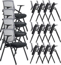 BLANEDUO, 16 Pack Conference Room Chairs, Folding Office Desk Chair by BLANEDUO
