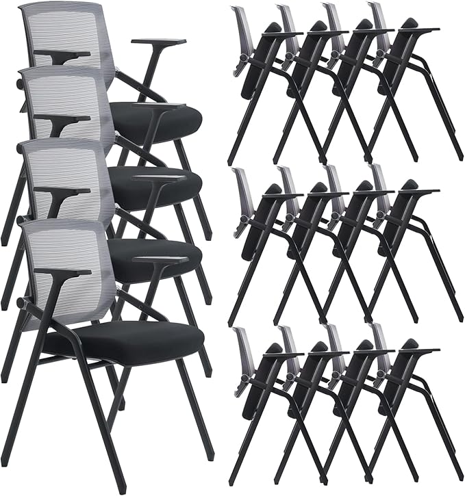 BLANEDUO, 16 Pack Conference Room Chairs, Folding Office Desk Chair by BLANEDUO