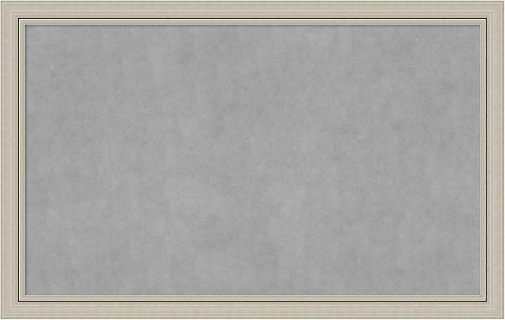 Amanti Art Silver Framed Magnetic Board 28x44 Large Vision Board