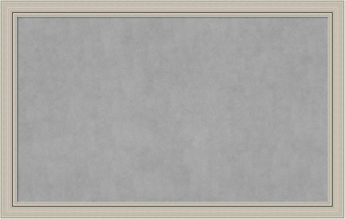 Amanti Art Silver Framed Magnetic Board 28x44 Large Vision Board by AmantiArt