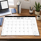 Desk Calendar 2026-2027, 17" x 12" Large Desk Calendar July 2026 to December 2027, 18 Months Calendar for Home Office