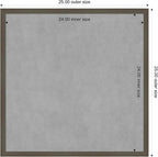 Amanti Art Grey Framed Magnetic Board 25x25 Medium Vision Board - Image 3