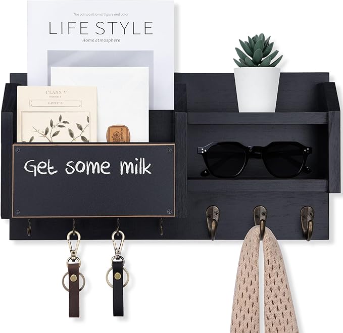 Lwenki Mail and Key Holder – Wall Mount Key Hanger - Image 7
