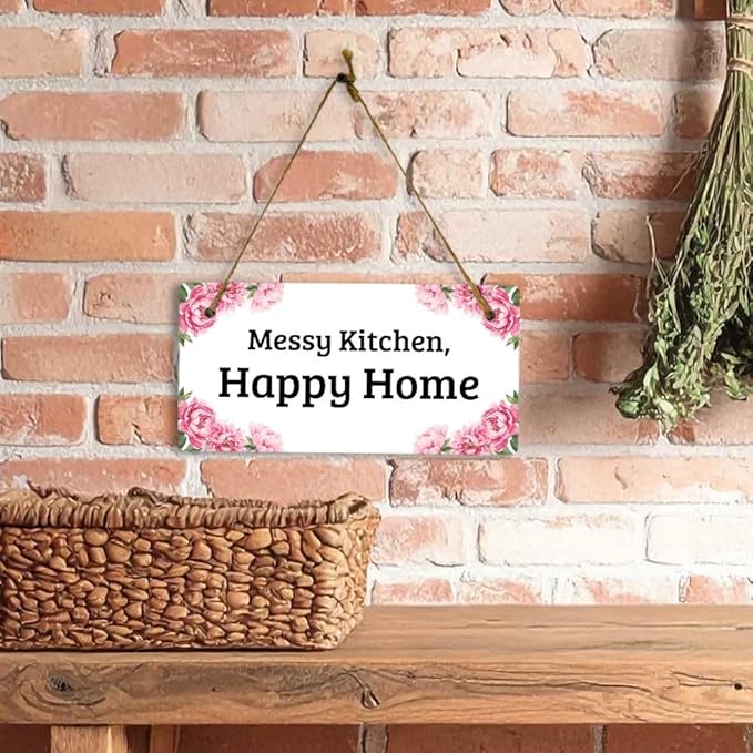 Signs ByLITA Peony Blush Personalized Hanging Wall or Door Sign | Custom Signage - Image 3
