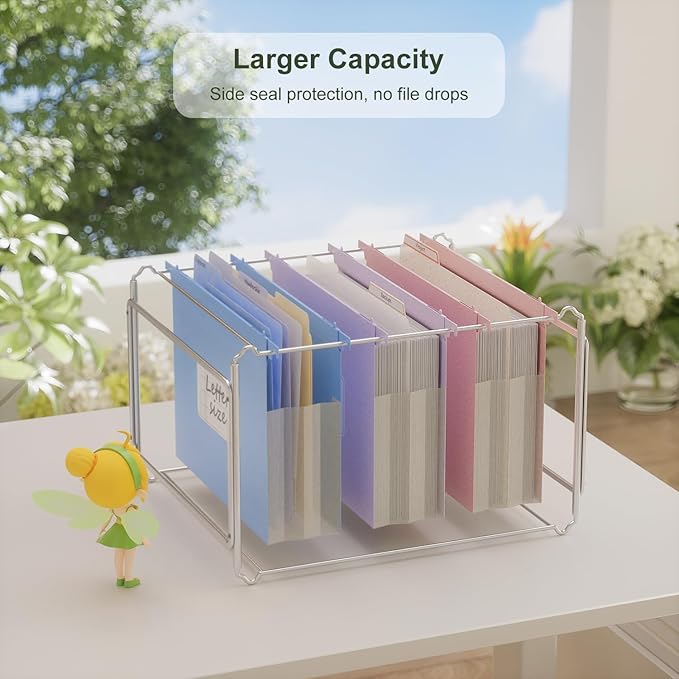 Extra Capacity Hanging File Folders, 3.15" Reinforced Wheat Straw Expanding - Image 4