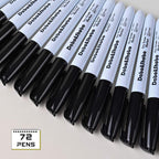 Dabo&Shobo Dry Erase Markers, （80 Count, Chisel Tip）-White Board Markers/Pens - Image 3