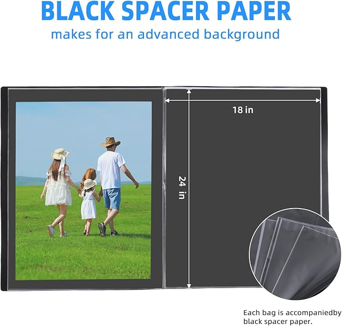 ZFCLXX Large 18"x24" Art Portfolio Heavy Duty Binder - Image 3