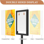 Relx Standing Sign Holder 11 x 17, Adjustable Pedestal Sign Stand, Double-sided - Image 2