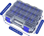 Tools Organizer Box Small Parts Storage Box 50-Compartment Double Side Hardware - Image 3