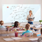 MaxGear Glass Whiteboard Wall Mounted, Frameless Magnetic Dry Erase Board - Image 8