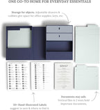 Savor | All-in-One Desk Organizer | Blue – Keep Desk, and Home Organized - Image 4
