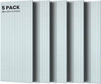 5 Pack Acoustic Panels, Premium Wall Sound Absorbing Panels, Decorative Sound by TO-TH