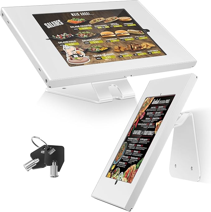 AboveTEK Anti-Theft Tablet Stand – iPad Locking & Security Stand, Countertop & by AboveTEK