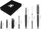 YICMY Fancy Fountain Pen Set – Fine & Medium Nibs, Includes 18 Ink Cartridges - Image 3