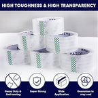 RAZCC Packing Tape, 24 Rolls Clear Heavy Duty Packaging Tape - Image 3