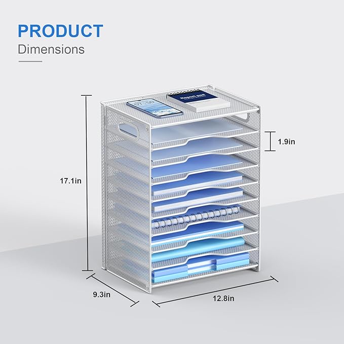 OUTWOLF 10 Tier Paper Organizer - Image 3