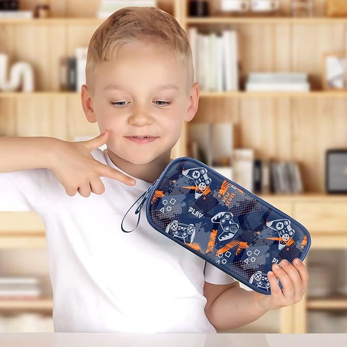 Fitvc Large Pencil Case for Boys, Gamer Boys Pencil Pouch for Kids Teens School - Image 7