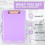 Sooez Clipboard with Storage, High Capacity Nursing Clipboard with Pen Holder - Image 4
