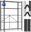 ALANNG 40" W Foldable 5-Tier Storage Shelves by ALANNG