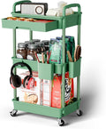Sorgion 3 Tier Rolling Cart Organizer, Laundry Room Bathroom Organizers and by Sorgion