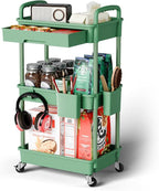 Sorgion 3 Tier Rolling Cart Organizer, Laundry Room Bathroom Organizers and by Sorgion