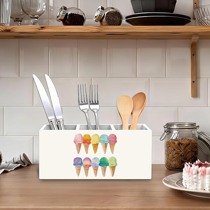YQDEJ Summer Ice-Cream Pen Holder - Image 4