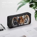 BWQJKUO Pencil Pen Case, Tiger Printed Pouch Big Capacity Pen Bag - Image 4
