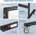 MaxGear Large Rolling Whiteboard - Image 7