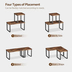 Homeiju Wooden Desktop Organizer Shelf, 2-Tier Adjustable Freestanding - Image 8