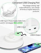 BOHON LED Desk Lamp with USB Charging Port, 3 Color Modes Dimmable Reading Lamp - Image 4