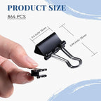 Small Binder Clips Bulk 864 PCS - Image 7