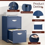 Kubohogar 2 Drawer File Cabinet - Image 6