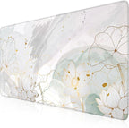iCasso Desk Cover Mat, Extra Large Lotus Mouse Pad, Desk Pad Mat, Office Matt - Image 2